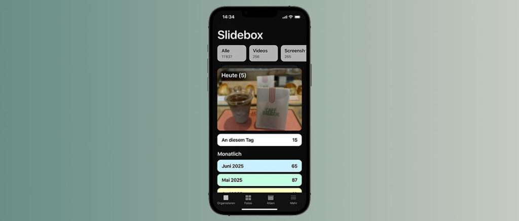Vorschau der App Slidebox