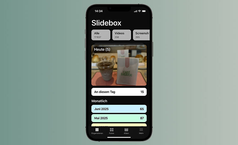 Vorschau der App Slidebox