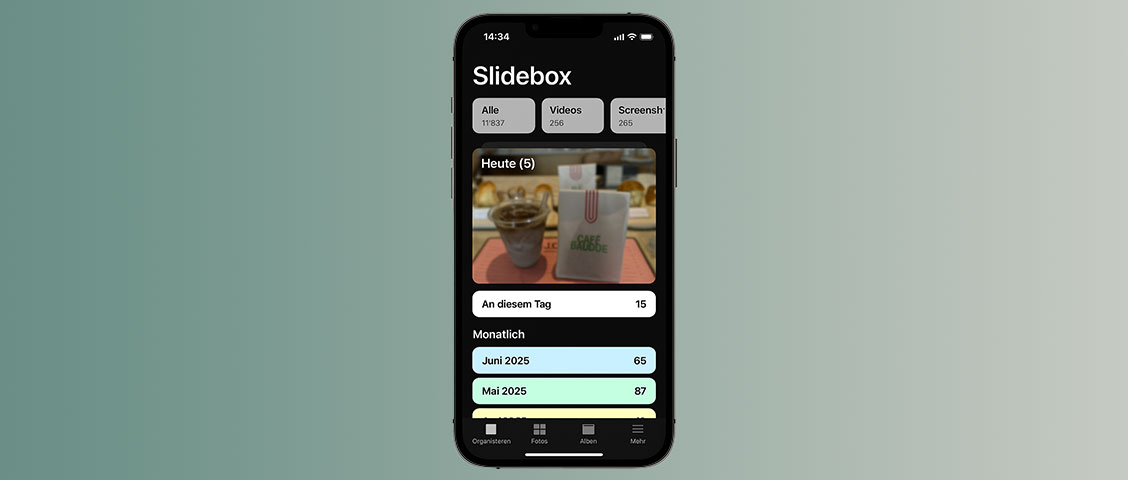 Vorschau der App Slidebox